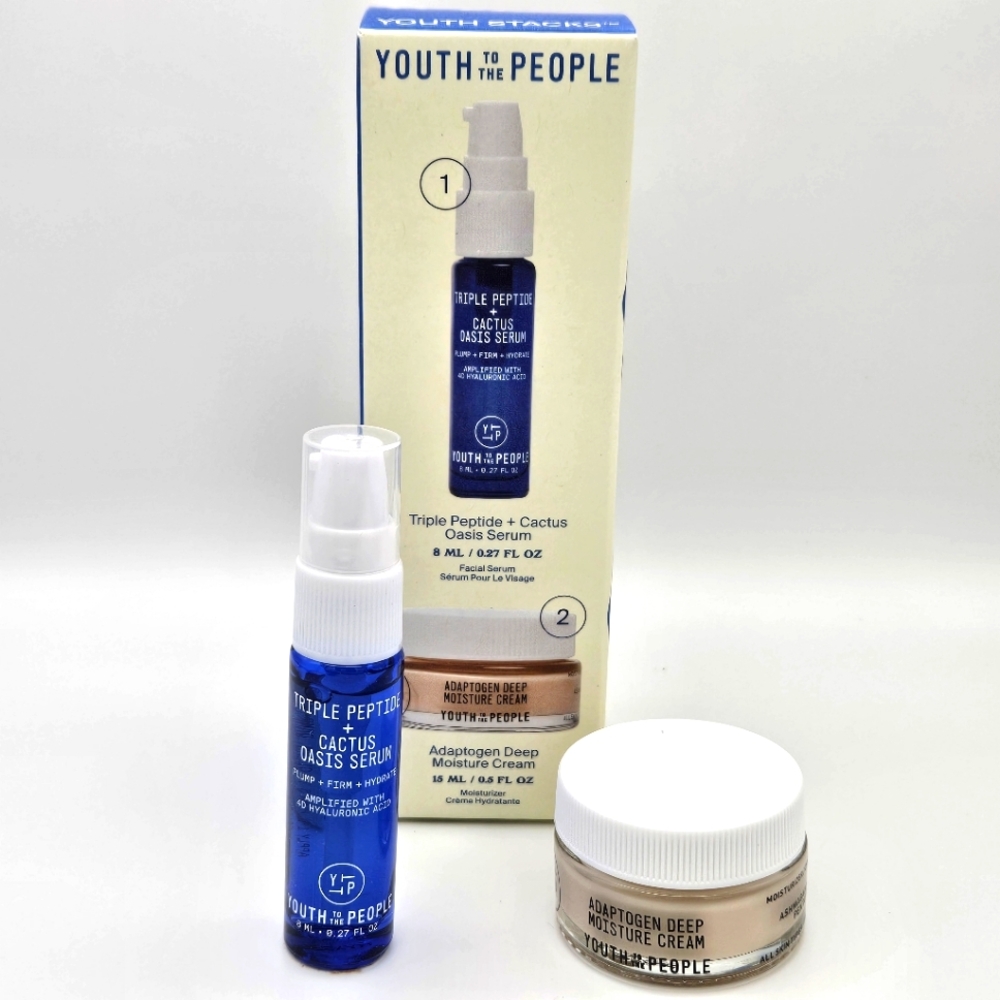 Youth To The People Youth Stack Triple Peptide & Cactus Oasis Serum PRICE DROP!!
